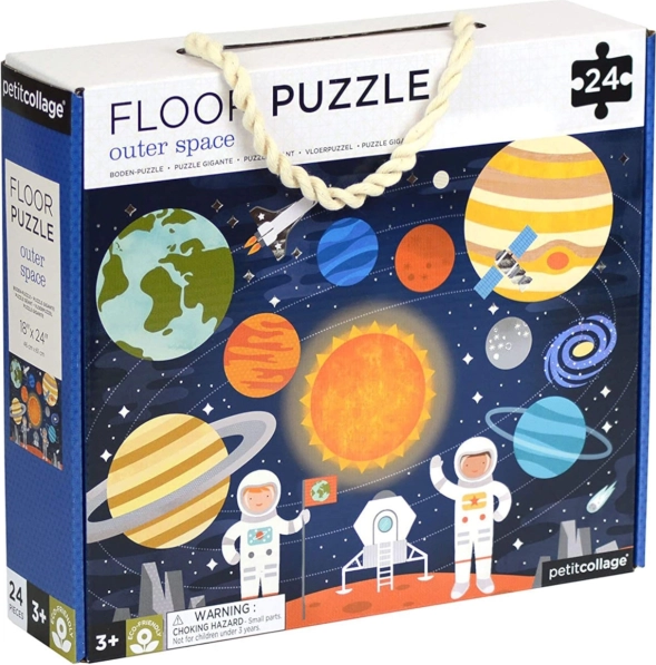 Bodenpuzzle Weltraum von Petit Collage