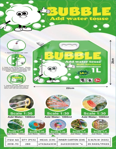 Seifenblasen-Konzentrat 34 ml (für 1 l Lösung)