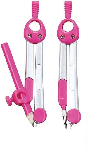 Zirkel Keyroad Jelly Bean im Etui – rosa