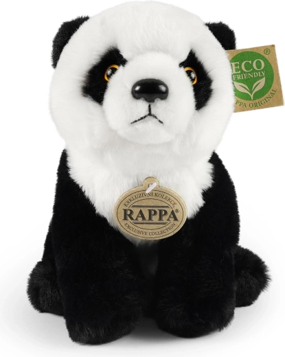 Rappa Plüsch-Panda sitzend, 23 cm, Soft Collection, umweltfreundlich