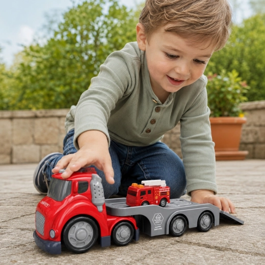 Transportanhänger mit Rampe