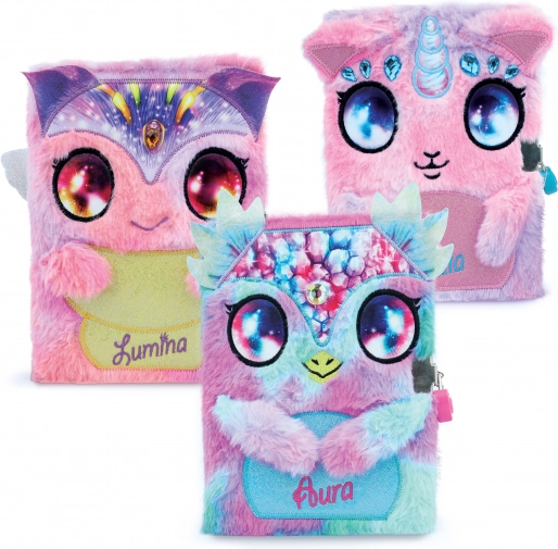 Flauschiges Tagebuch NEBULOUS STARS Lumina A5 mit Schloss