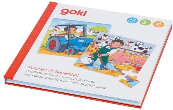 Magnetisches Puzzle-Buch Bauernhof