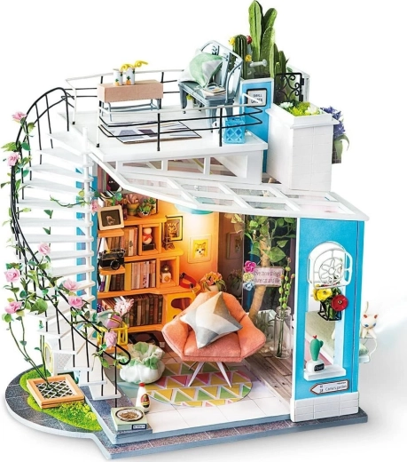 RoboTime Miniatur-Dachbodenhaus