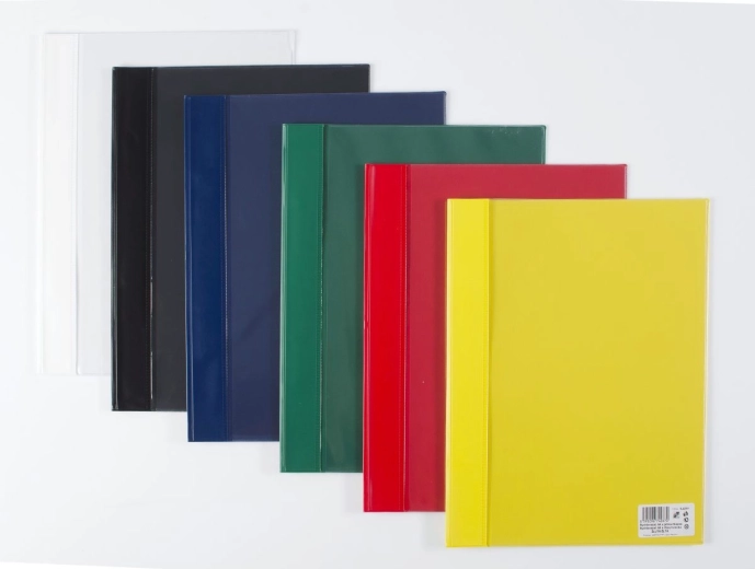 Schnellhefter A4 aus PVC mit Vordertasche