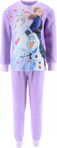 Kinder-Fleece-Pyjama Disney Frozen in Geschenkbox, dunkelviolett