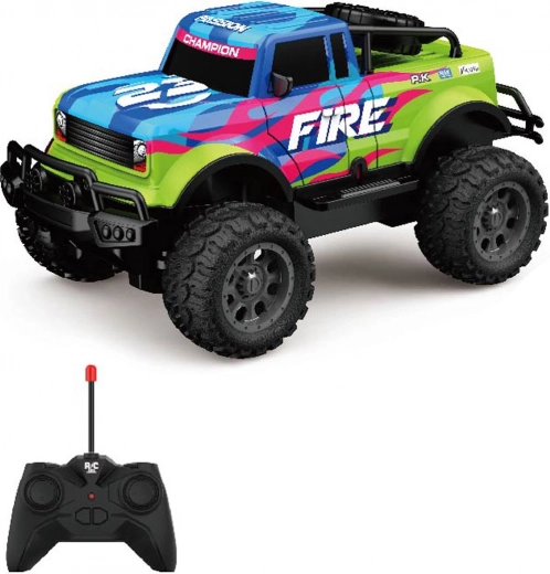 Leuchtendes RC-Auto Fire mit Fernsteuerung 23 cm
