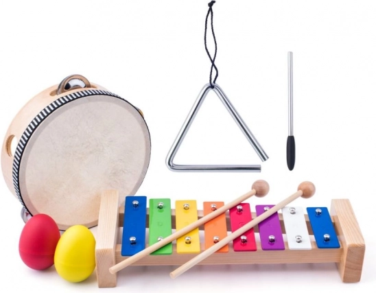 Musikset für Kinder – 8-teiliges Instrumenten-Set