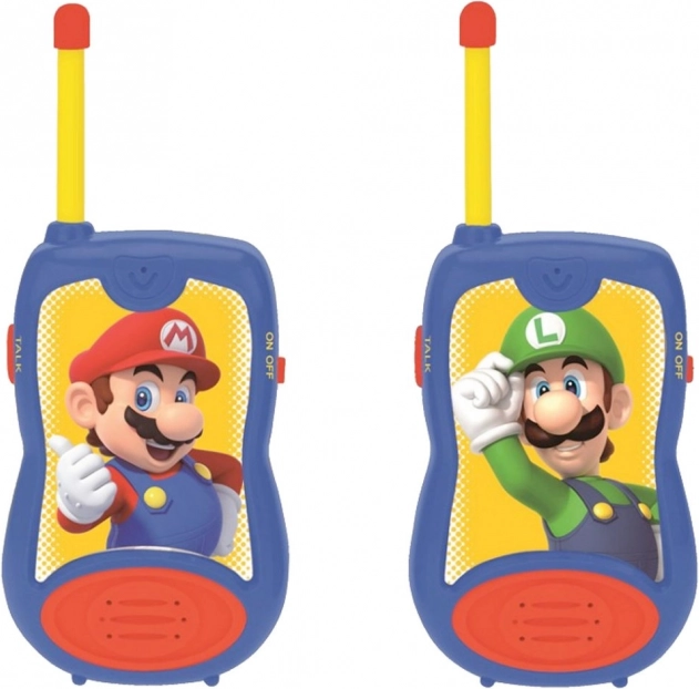 Lexibook Kinder-Walkie-Talkies SUPER MARIO mit 200 m Reichweite