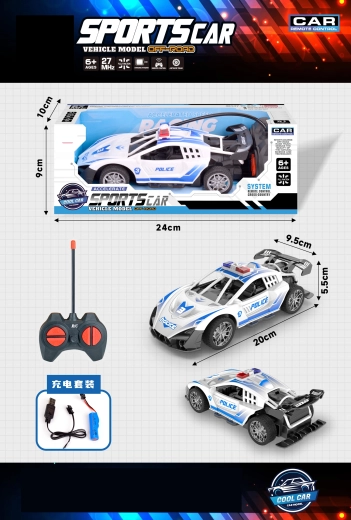 Polizeiauto RC mit Fernsteuerung 20 cm
