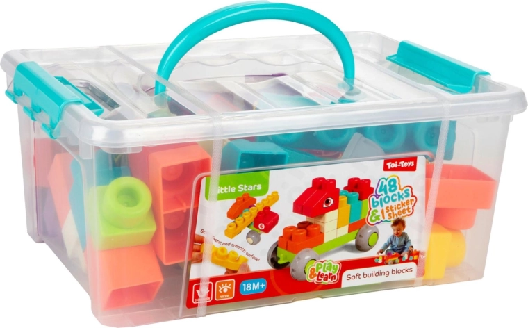 Praktische Aufbewahrungsbox mit Griff