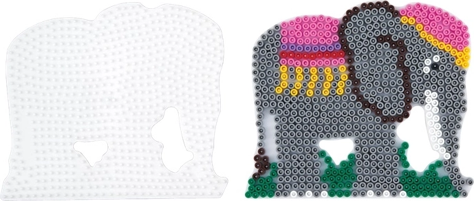 Hama Midi Steckplatte für Bügelperlen Elefant
