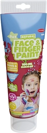 Boti Natural Rote natürliche Finger- und Gesichtsmalfarbe 100 ml