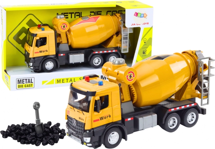 Betonmischer-Lkw Gelb Licht- und Soundantrieb