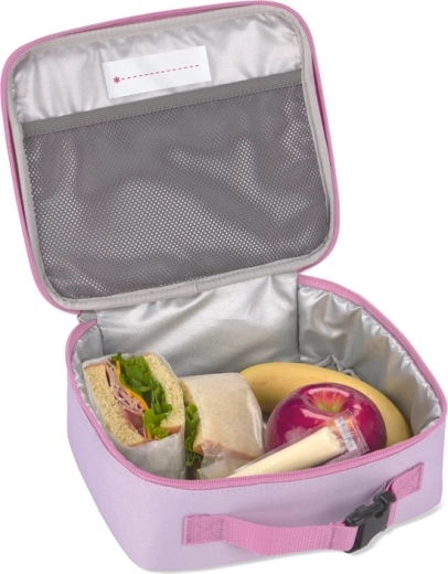 Praktische Netztasche und sicherer Reißverschluss