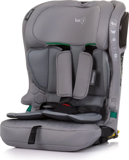 Autokindersitz i-Size 76–150 cm mit Isofix CHIPOLINO Lux X – Granit