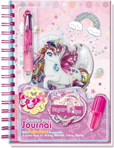 Tagebuch mit Einhornmotiv für kreative Kinder