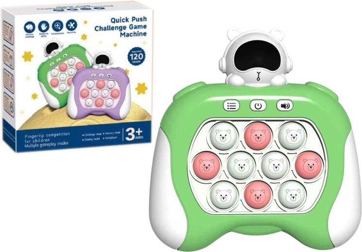 Sensorisches Spiel Pop It Universum mit Lichtern und Geräuschen - Grün