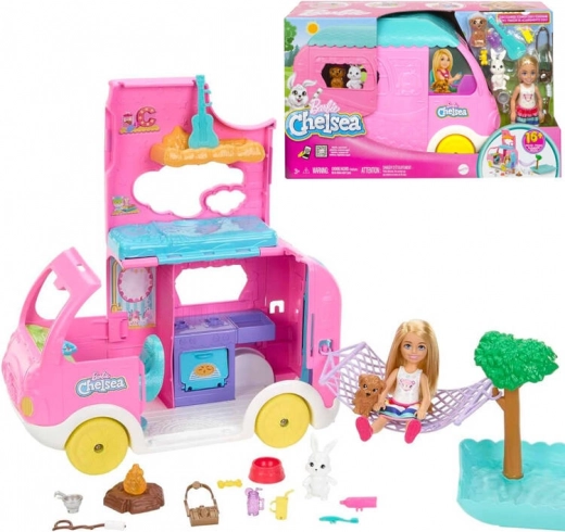 Barbie Chelsea Camping-Set in Pink