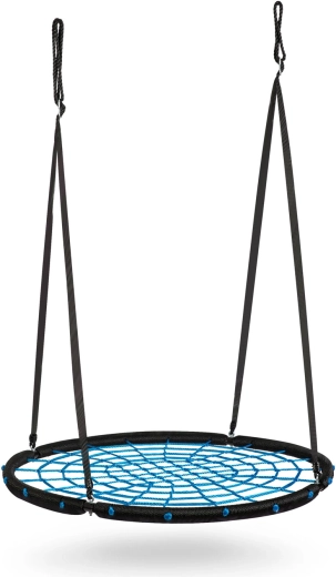 Robuste Stahlkonstruktion mit bequemem Netzgeflecht