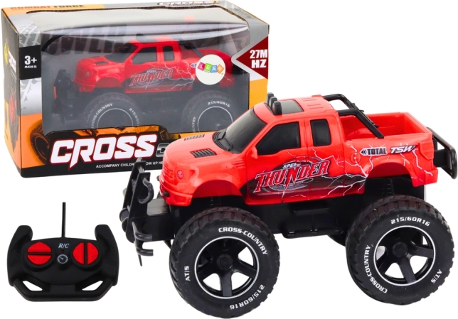 Ferngesteuertes Geländeauto RC 1:18 rot