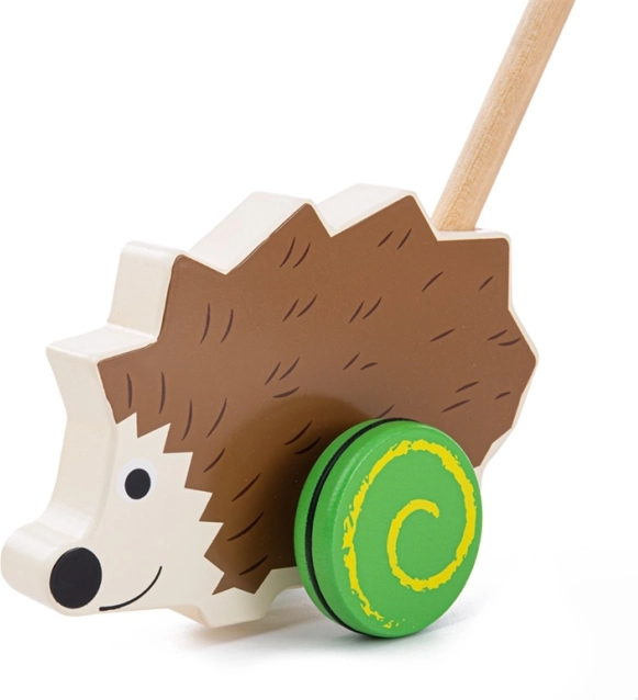 Bigjigs Baby Holz Lauflernwagen Igel