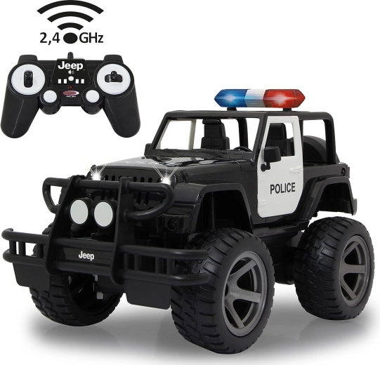 RC Jeep Wrangler Police mit Fernbedienung