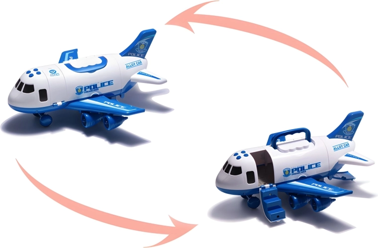 Öffnungsfähiges Flugzeug mit Rampe