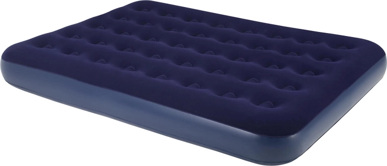 Luftmatratze 191 × 137 × 22 cm blau‑schwarz