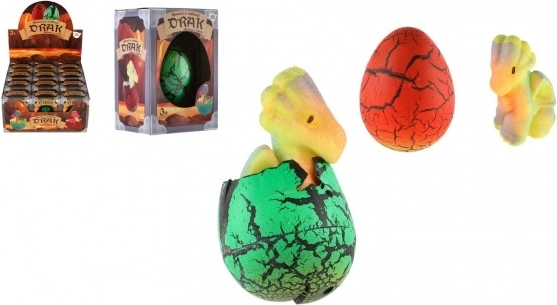 Schlüpfender Drache im Ei