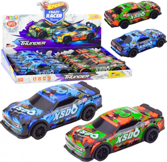 Rennwagen mit Reibungsantrieb Lichter Sounds