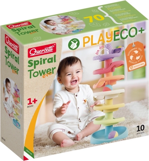 Quercetti Spiral Tower Play ECO+ Kugelbahn