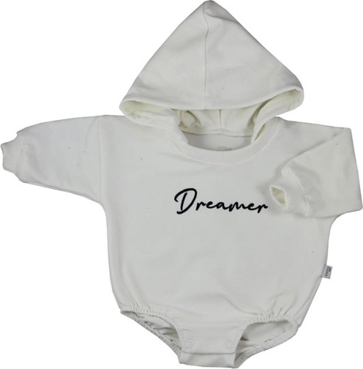 Baby-Sweatshirt-Body mit Kapuze Koala Dreamer – beige