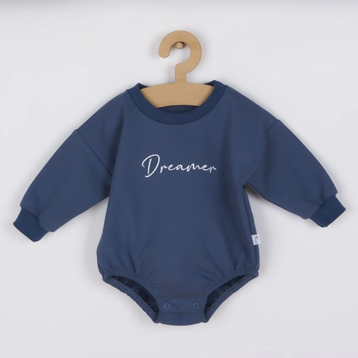 Baby-Body Baggy Koala Dreamer blau aus Sweatstoff