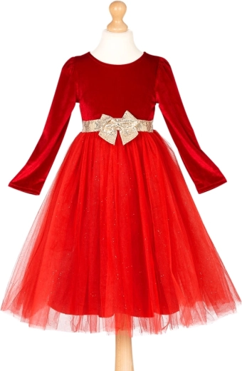 Souza! Festliches rotes Kinderkleid Amarilla, 8–10 Jahre