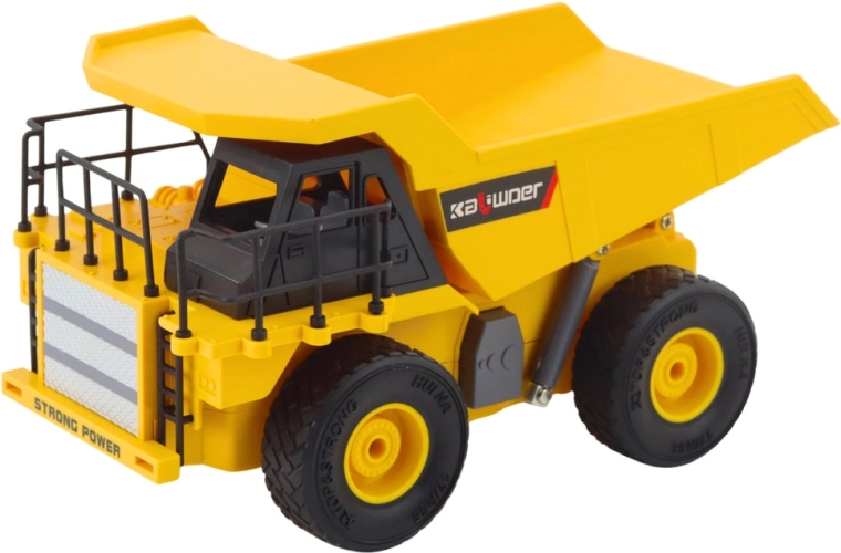 Funktionsfähige kippbare Mulde für realistische Arbeit