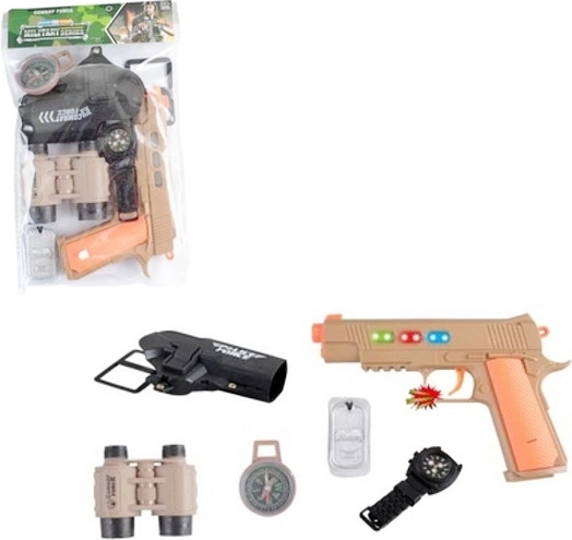 Militär-Set mit Pistole für kleine Kommandanten
