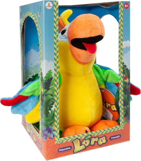 Sprechender Plüschpapagei Lora