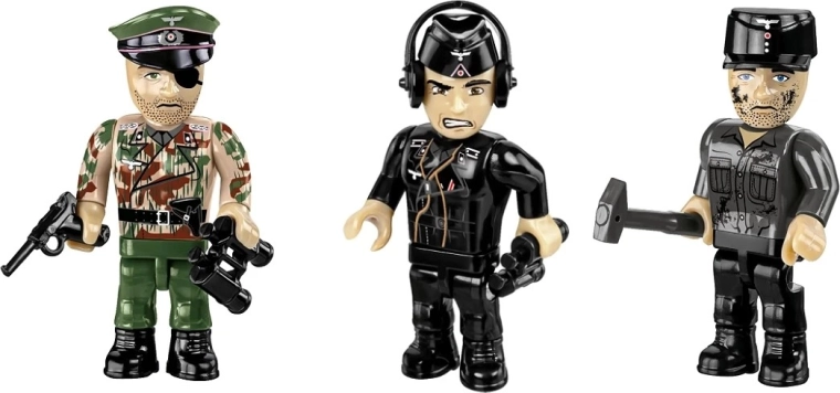 3 Minifiguren für Besatzung und Diorama