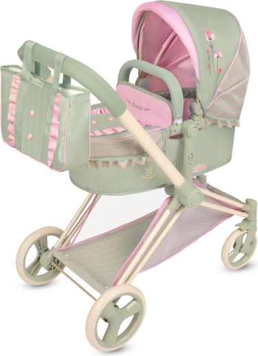 DeCuevas klappbarer Puppenwagen 3-in-1 mit Tasche Botanic 2026 – 73 cm