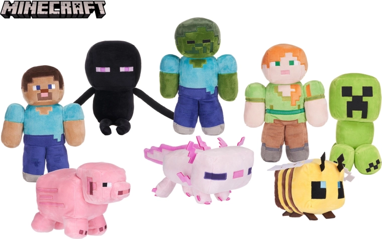 Plüschfiguren MINECRAFT – superweiche Spielzeuge für Kinder und Sammler