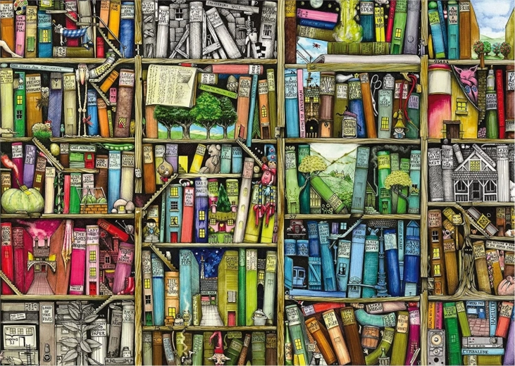 Ravensburger Puzzle Bizarre Bibliothek 1000 Teile