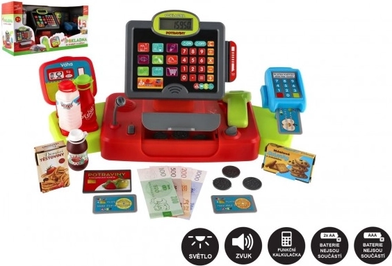 Elektronische Kinderkasse mit Licht und Sound, inkl. Zubehör