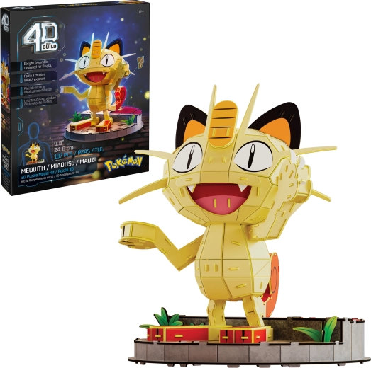 4D Build Pokémon Meowth 3D-Puzzlemodell zum Zusammenbauen