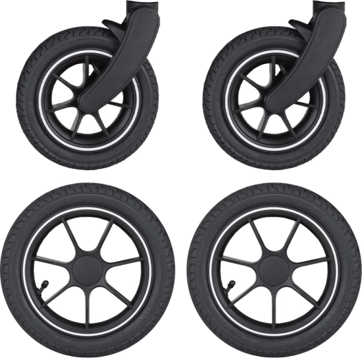 Petite&Mars aufblasbare Räder für Kinderwagen Street2 Air (Set 4 Stk.)