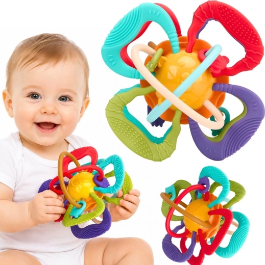 Woopie Baby sensorischer Ball – Beißring für Babys