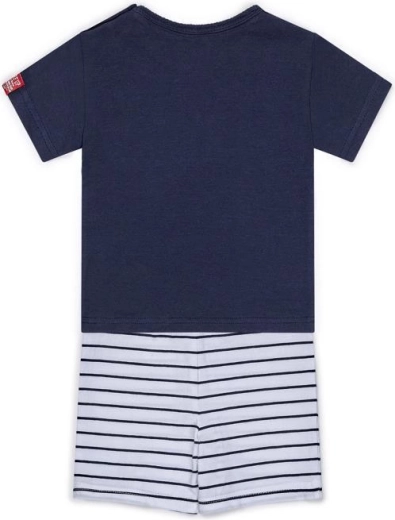 Gestreifte Shorts mit elastischem Bund