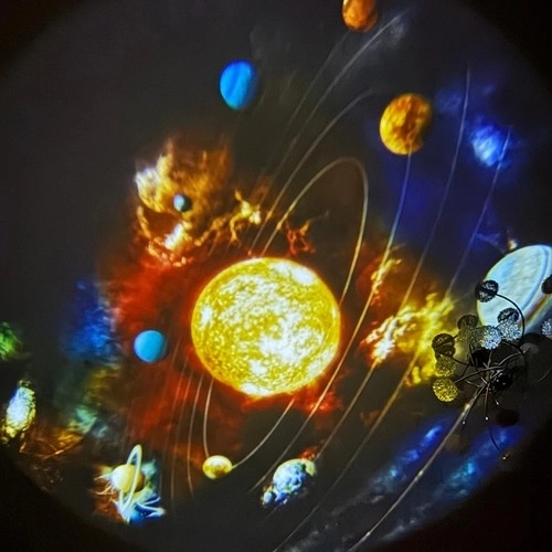 Realistische Projektionen des Weltraums und des Sonnensystems