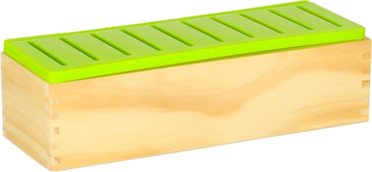 Robuste Holzbox mit Schlitzdeckel