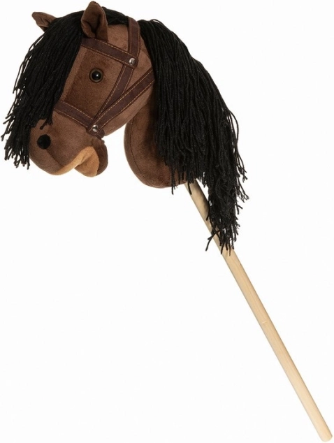 Steckenpferd Hobby Horse braun mit Mähne 80cm
